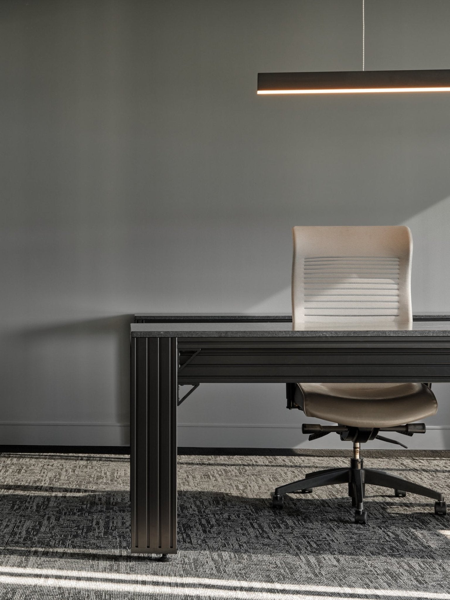 SC05 – Aluminum Executive Desk - Sektor Furniture