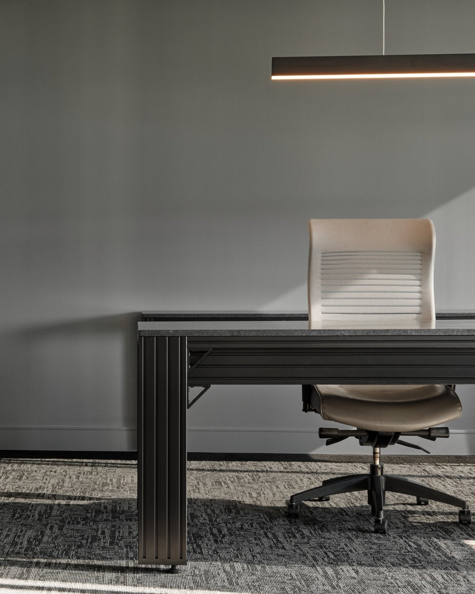 SC05 – Aluminum Executive Desk - Sektor Furniture