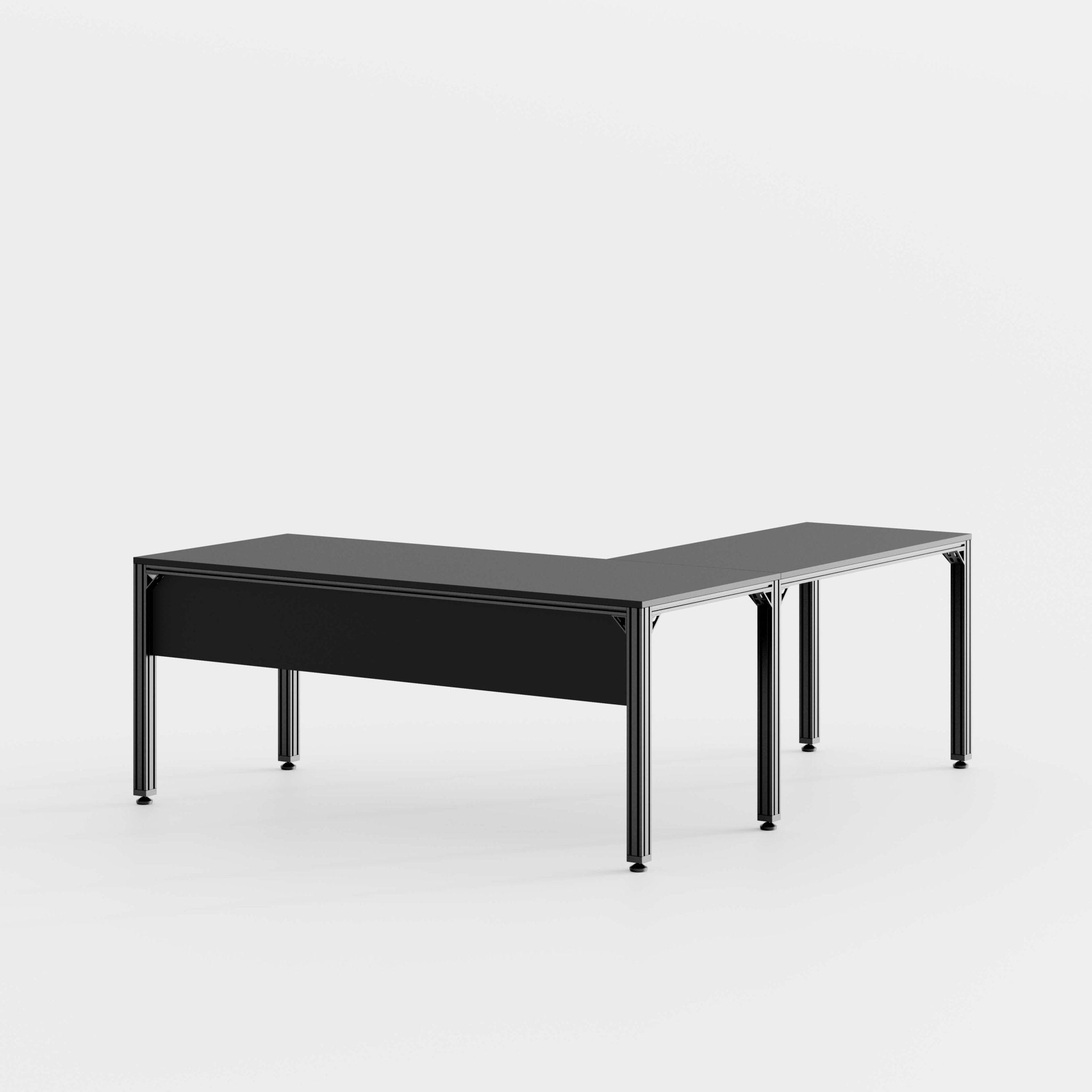 SC07 - Aluminum L - Desk - Sektor Furniture