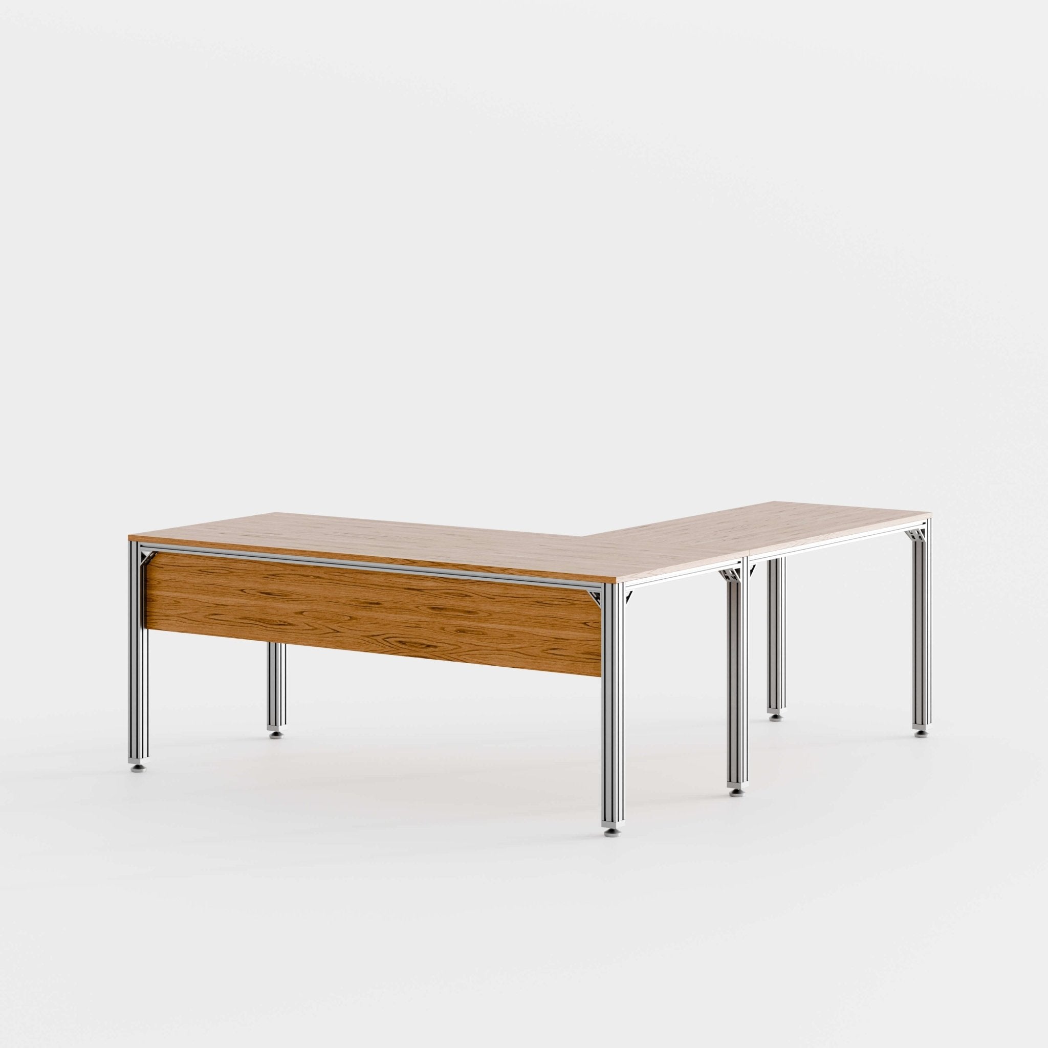 SC07 - Aluminum L - Desk - Sektor Furniture