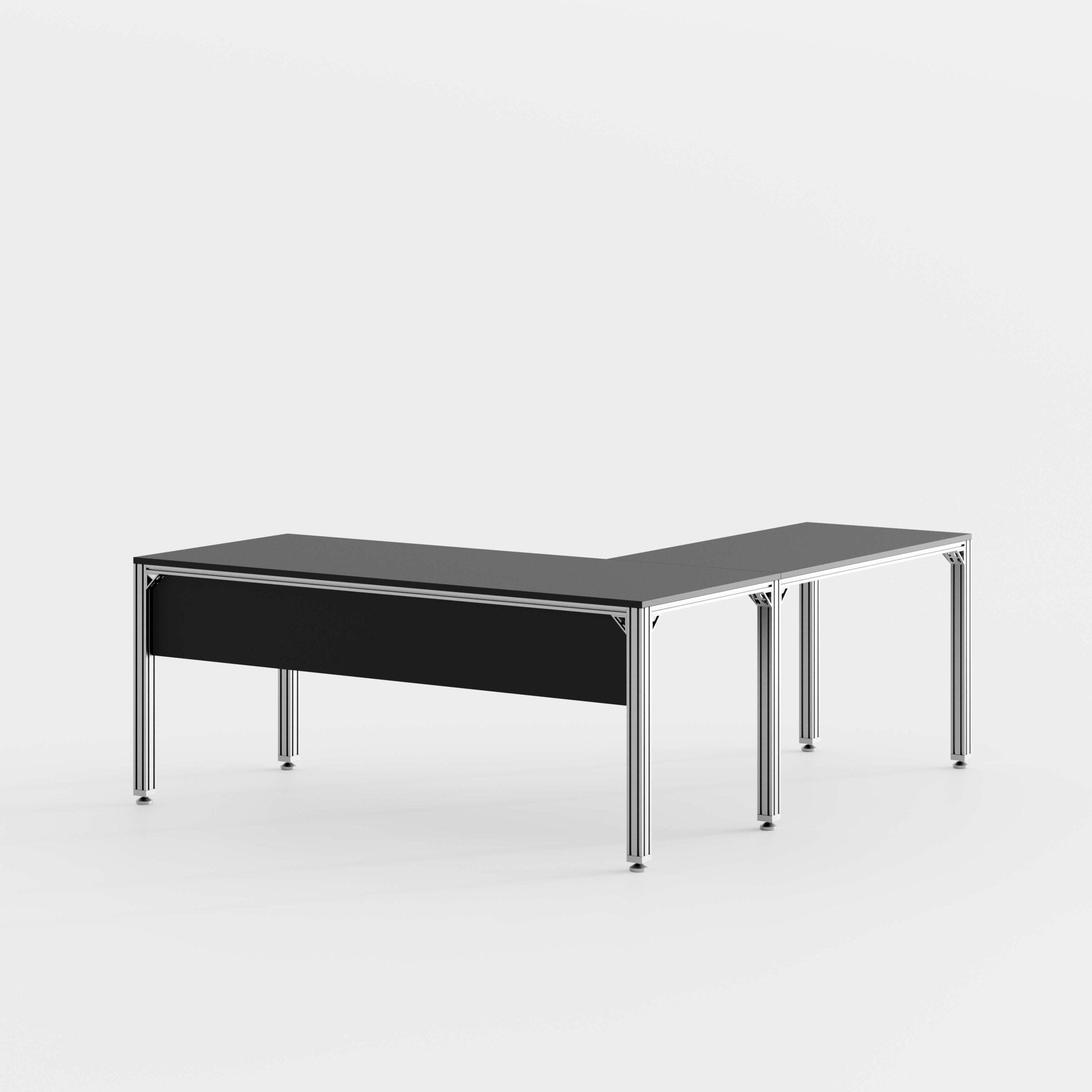 SC07 - Aluminum L - Desk - Sektor Furniture
