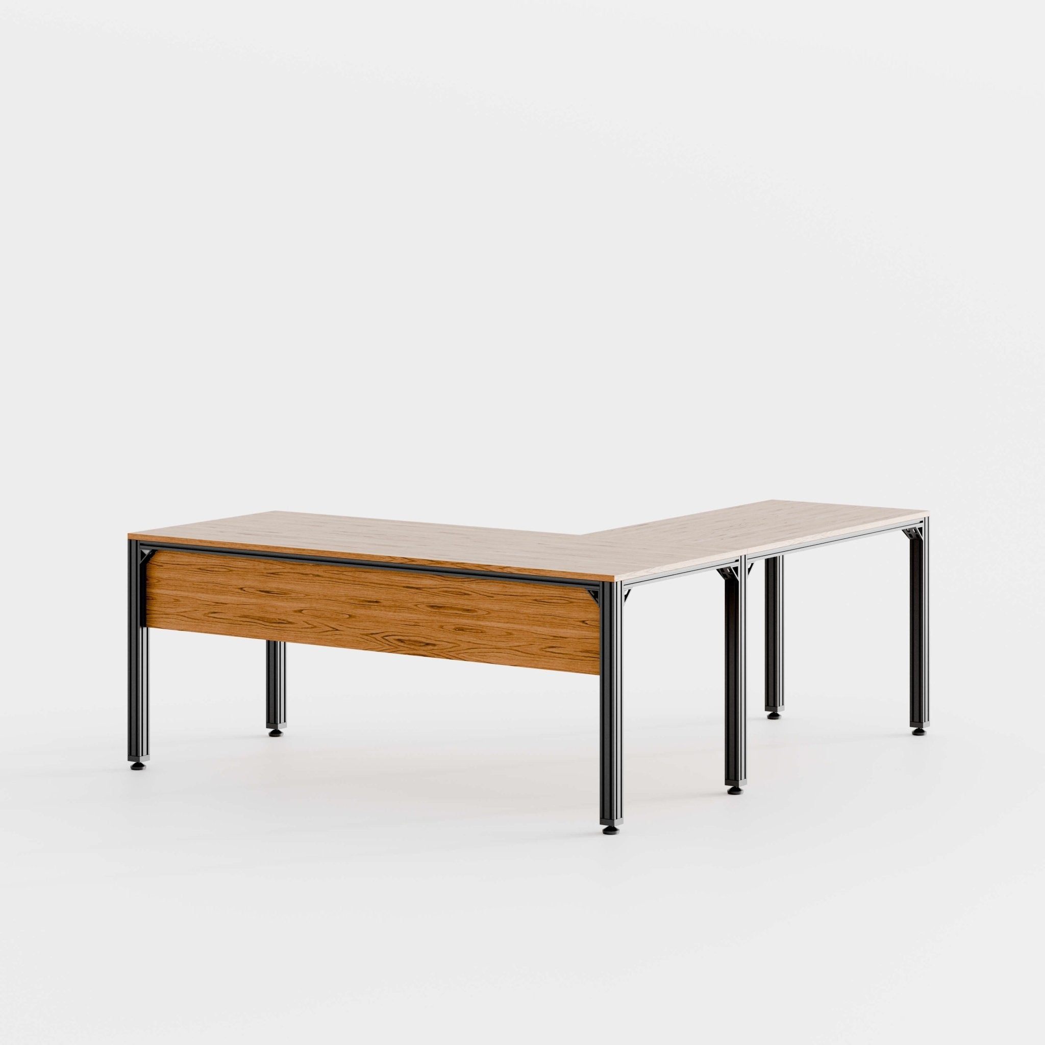 SC07 - Aluminum L - Desk - Sektor Furniture