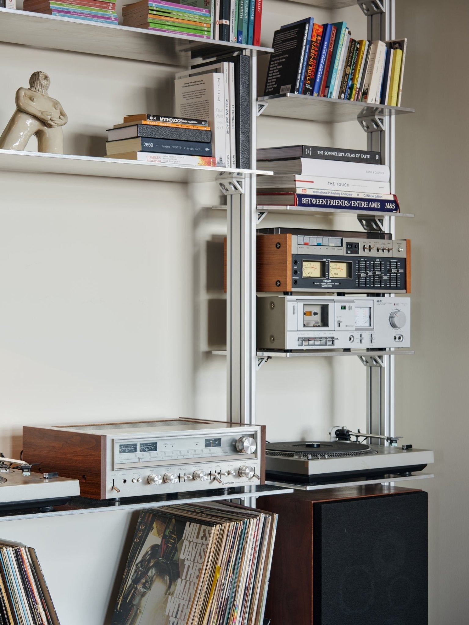 SC02 – Aluminum Shelving Unit, 2 - Bay - Sektor Furniture